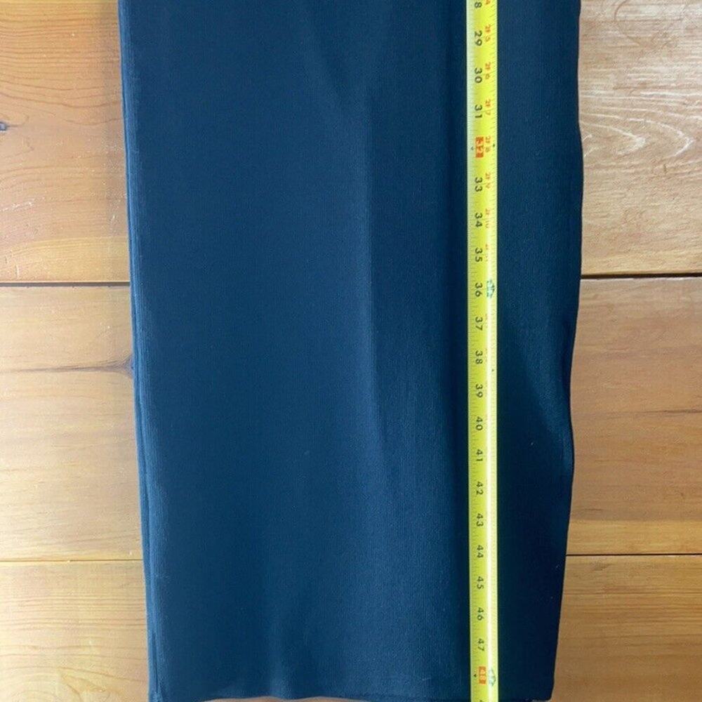 NWT Nasty Gal Standards Black High Ribbed Pullover Midi Dress Size XS - Picture 6 of 11